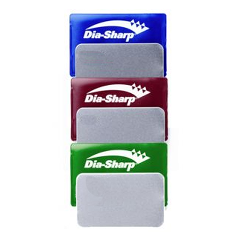 DMT diamantsteen set creditcard 83 x 51 mm groen rood blauw