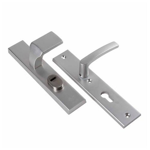 AMI voordeur veiligheidsgarnituur met kerntrekbeveiliging SKG*** aluminium PC 92