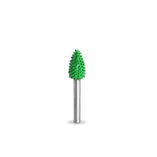 Saburrtooth stiftrasp vlam groen/grof Ø 6 x 13 mm