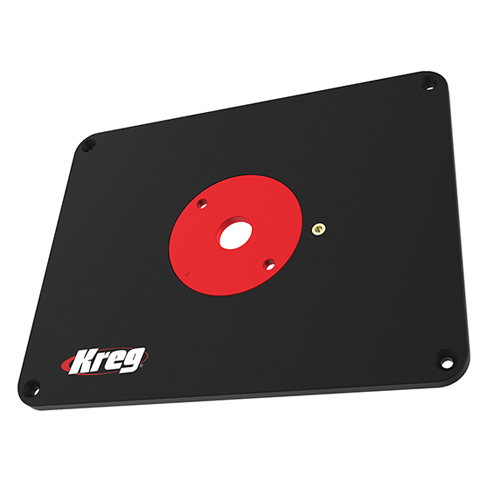 Kreg freestafel inlegplaat 298 x 235 mm inclusief 3 freesringen