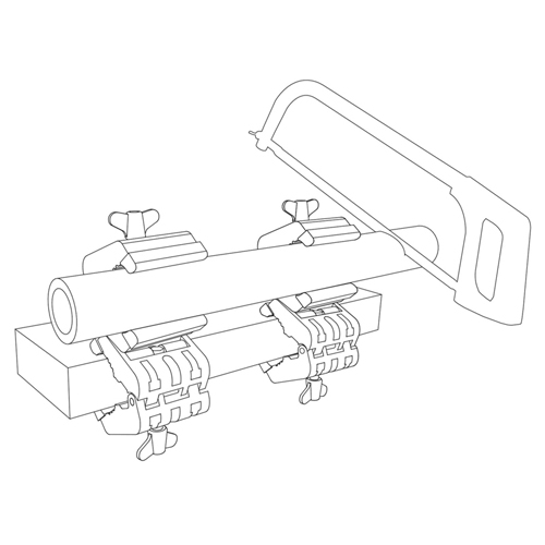 Piher dubbele Multiclamp 18 - 48 mm voor de Multiprop