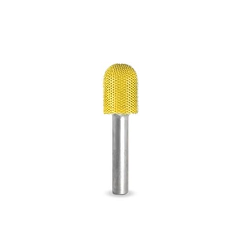 Saburrtooth stiftrasp bolcylinder geel/fijn Ø 13 x 19 mm