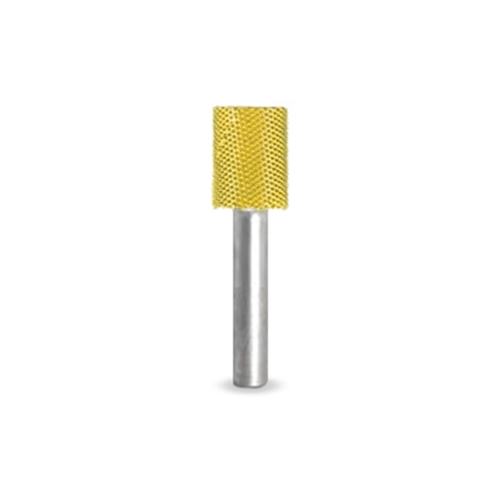 Saburrtooth stiftrasp cilinder geel/fijn Ø 13 x 19 mm