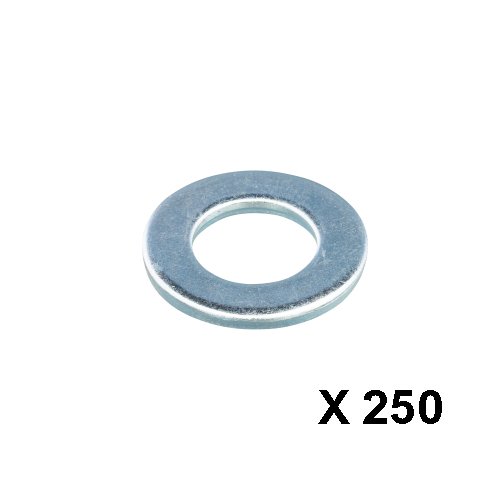 Sluitring verzinkt DIN125A M3 (3,2 x 7 x 0,5 mm)