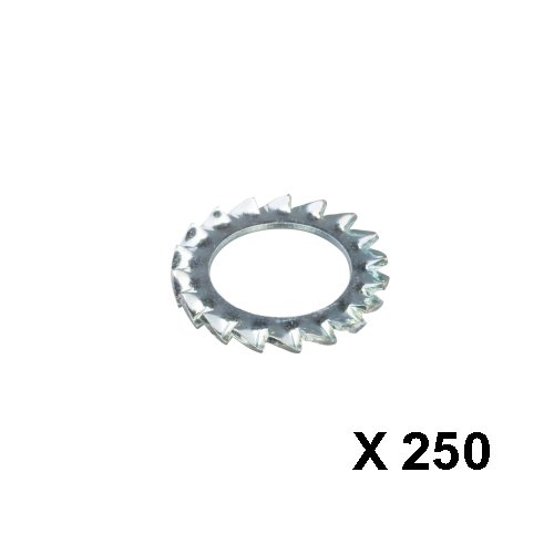 Tandveerring verzinkt DIN6798A M4 (4,3 x 8 x 0,5 mm)
