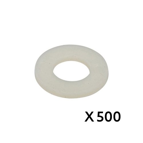 Sluitring nylon DIN125A M8 (8,4 x 16 x 1,6 mm)