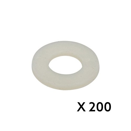 Sluitring nylon DIN125A M12 (13 x 24 x 2,5 mm)