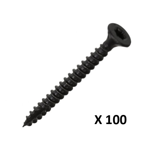 Dynaplus Blackline spaanplaatschroef Deltacoll VZ platkop Torx T20 Ø 4,0 x 30 mm