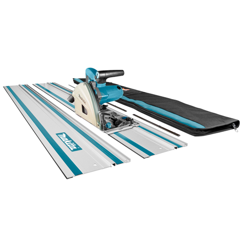 Makita SP6000J1X2 invalcirkelzaag 165 mm 230 V met 2x geleidelinialen