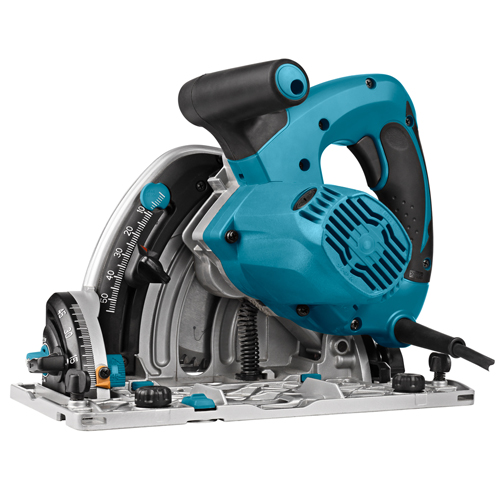 Makita SP6000J1X2 invalcirkelzaag 165 mm 230 V met 2x geleidelinialen