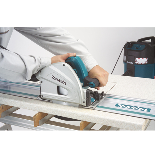Makita SP6000J1X2 invalcirkelzaag 165 mm 230 V met 2x geleidelinialen