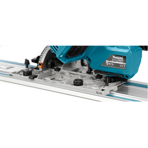 Makita DSP600ZJ2 invalcirkelzaag 165 mm 2x 18 V met geleiderail (zonder accu)