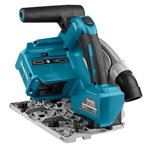 Makita DSP600ZJ2 invalcirkelzaag 165 mm 2x 18 V met geleiderail (zonder accu)