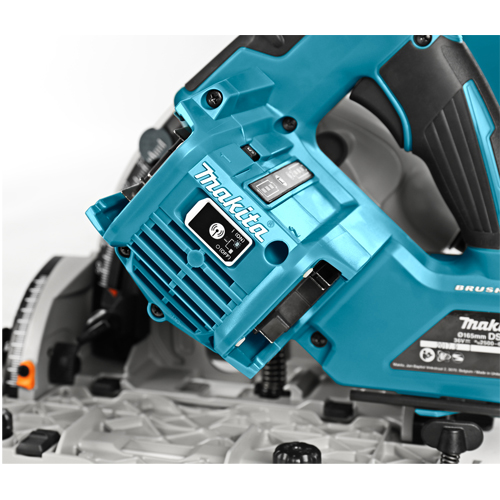 Makita DSP600ZJ2 invalcirkelzaag 165 mm 2x 18 V met geleiderail (zonder accu)