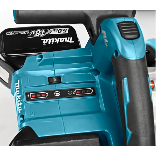 Makita DSP600ZJ2 invalcirkelzaag 165 mm 2x 18 V met geleiderail (zonder accu)