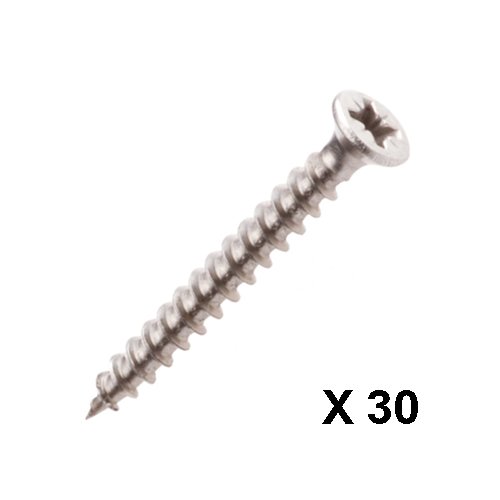 HomeFix pianoscharnierschroef rvs platkop PZ-1 Ø 3,0 x 16 mm