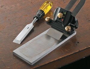 Veritas stalen wetsteen 200 x 75 x 10 mm voor vlakgrit