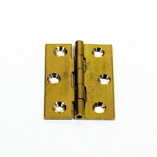 Meubelscharnier 40 x 30 mm messing