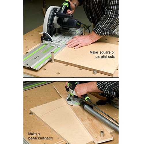 Veritas/ Festool sterknop voor rvs 'small dogs' en 'parf dogs'