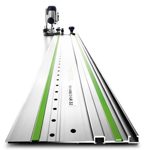 Festool geleiderail FS 1400/2 LR 32 met gatenreeks