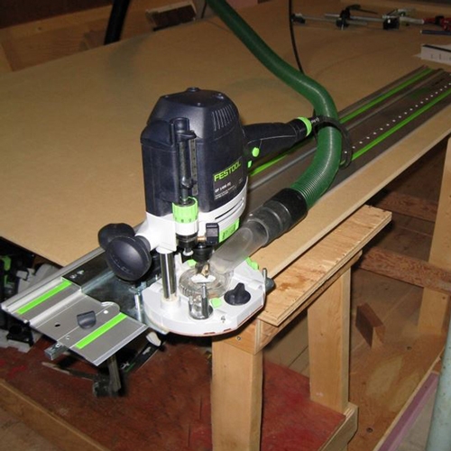 Festool geleiderail FS 1400/2 LR 32 met gatenreeks
