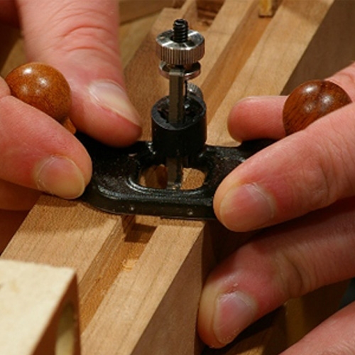 Veritas miniatuur grondschaaf met 1 schaafbeitel