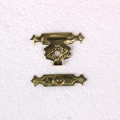 Sigarenkistsluiting 30 x 7,5 mm vermessingd