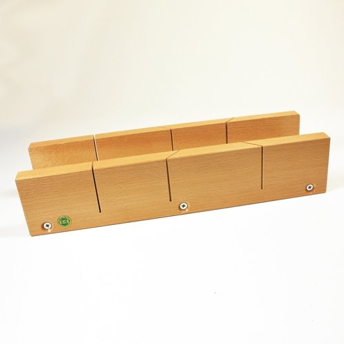 ECE beukenhouten verstekbak 400 x 80 x 60 mm