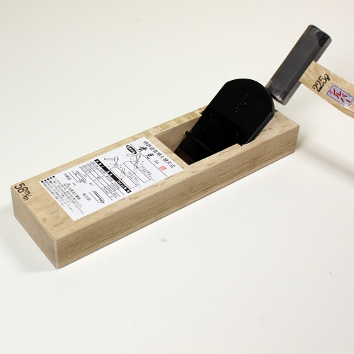 Japanse schaaf wit eiken 58 mm met los snijmes