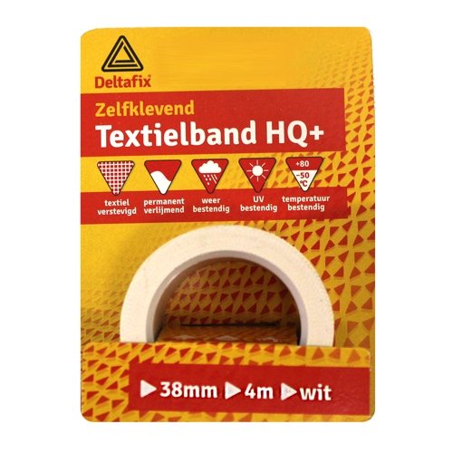Textielband HQ+ 38 mm wit