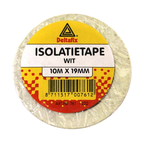 Isolatietape wit 19 mm