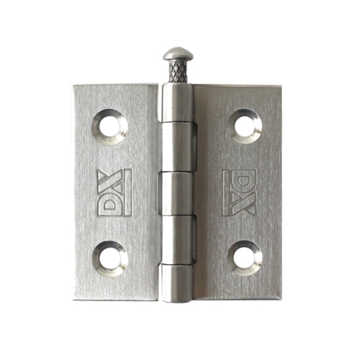 Scharnier met losse pen 51 x 51 mm rvs geborsteld