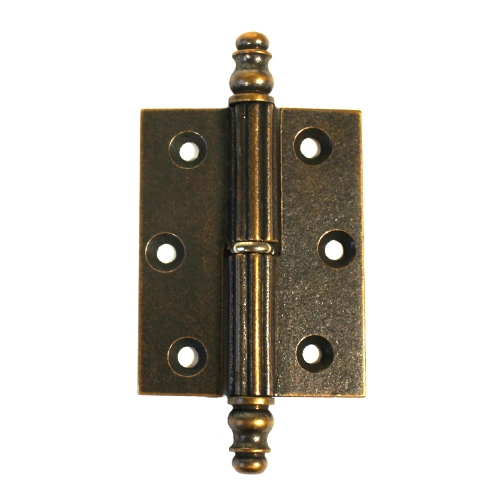 Meubelpaumelle gebronsd 50 x 40 mm met vaasknop links