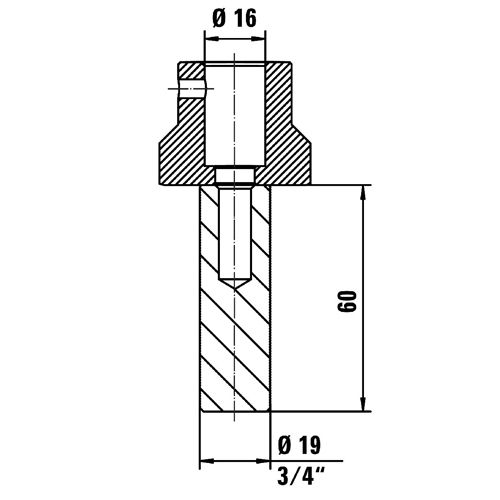 Bessey werkbank adapter TW16AW19