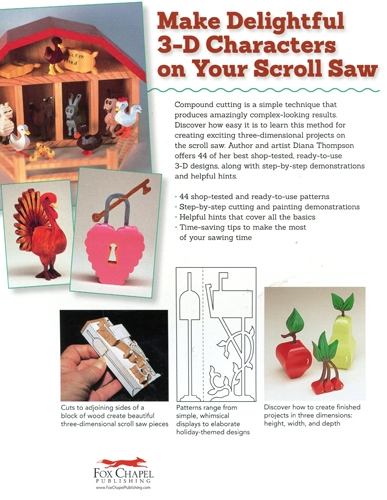 3D Patterns for the Scroll Saw - Diana Thompson