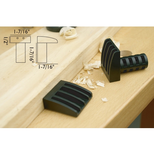 Kunststof werkbankaanslag 'bench dogs' Ø 19 mm, 4 stuks