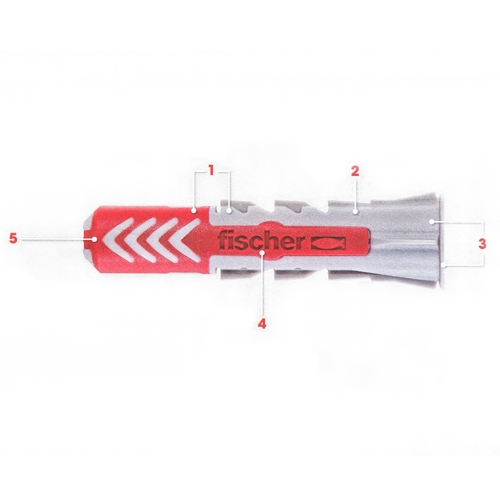Fischer DuoPower pluggen Ø 6 x 30 mm