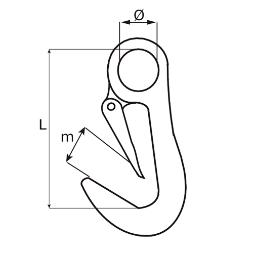 Afsleephaak verzinkt