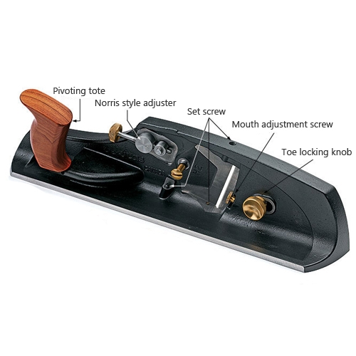 Veritas 'Shooting Plane' schaaf PM-V11 rechtshandig 408 mm