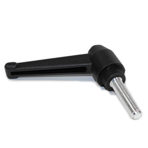 Verstelbare spangreep 83 x 19 mm Ø 28 mm M10 x 40 mm uitwendige draad