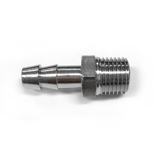 Perslucht slangpilaar 10 mm met buitendraad 3/8″