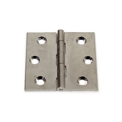 Meubelscharnier 40 x 40 mm matnikkel