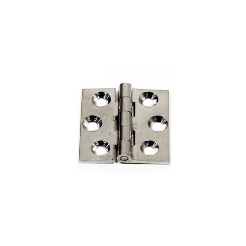 Meubelscharnier 25 x 25 mm nikkel