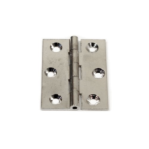 Meubelscharnier 40 x 30 mm nikkel