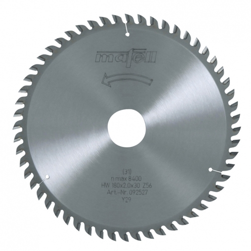 Mafell zaagblad HM 180 x 1,2/ 2,0 x 30 mm Z56 WZ