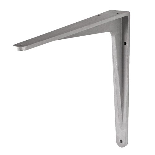 Plankdrager aluminium metaallook 240 x 190 mm - laatste voorraad