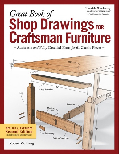Great Book of Shop Drawings for Craftsman Furniture - Robert W. Lang