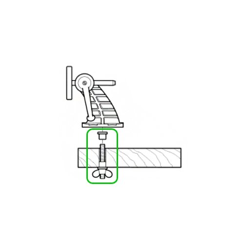 Veritas schroefhouder voor Carver's Vise