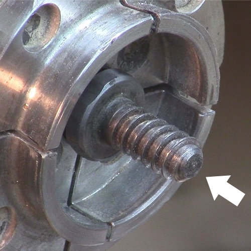 Record Power woodworm houtdraaischroef rechts voor SC3 en SC4 chuck