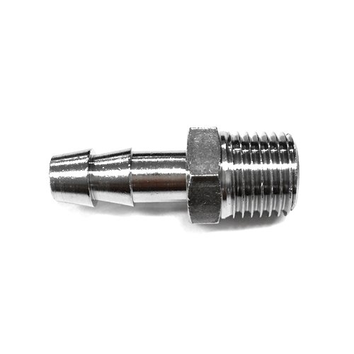Perslucht slangpilaar 6 mm met buitendraad 1/4″